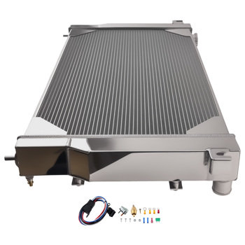 4 Row Aluminum Radiator Shroud Fan fit for Dodge Ram 2500/3500 5.9L Diesel 1994-2002