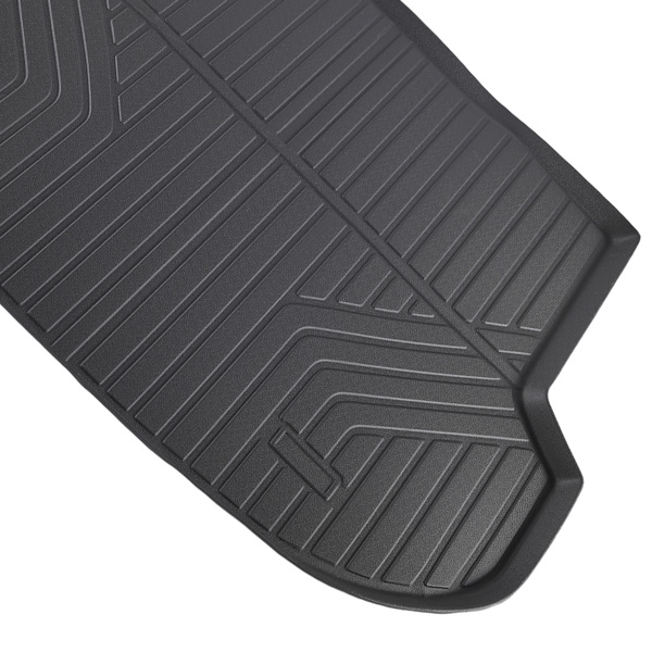 Black Trunk Mat Liner fit for Hyundai Santa Fe 21-23 Cargo Liner Mat Waterproof TPE-2