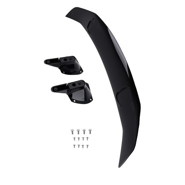 Custom Fit Trunk Wing Spoiler Black ABS fit for Sedan Cars Easy Installation Design-6