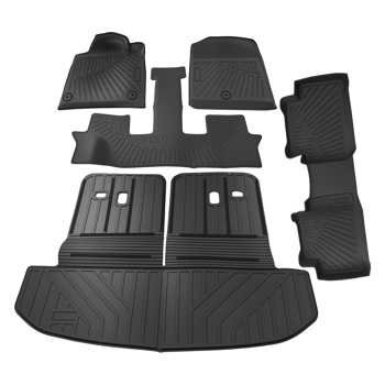 Car Carpet Floor Mats fit for Kia Sorento 6 & 7 Seats 2021-2025 TPE All-Weather