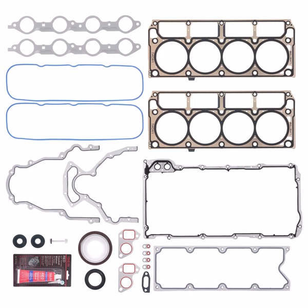 LS Gasket Set LS9 Head Gasket fit for Chevy LS1/LS6/LQ4/LQ9/4.8/5.3/5.7/6.0L GEN III-6