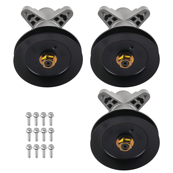 3PC Spindle Assembly fit for MTD GT954H 14AQ816K790 Troy Bilt GTX2654 918-0671D-6