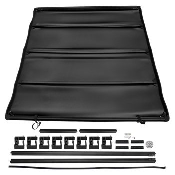 8 ft Roll-Up Tonneau Cover fit for Ford F-250 F-350 Super Duty 17-25 Vinyl Dustproof