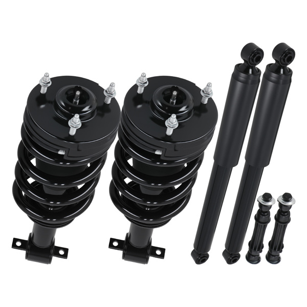 Front Rear Strut Shocks & Sway Bar Link fit for 2007-13 Chevy Silverado Sierra 1500-6