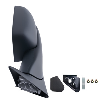 Left Side Mirror Manual fit for Dodge Ram 1500/2500/3500 1994-1997 Heated Black