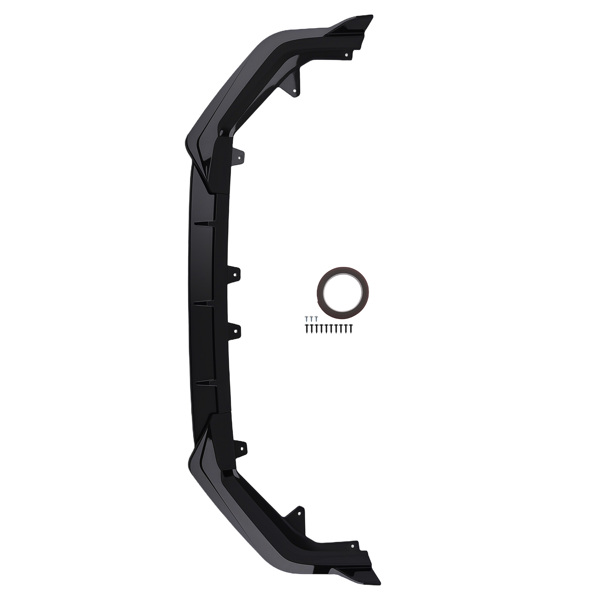 3PCS Black Kit fit for Honda Civic 11th Generation 2022+ Front Lower Bumper Lip-6