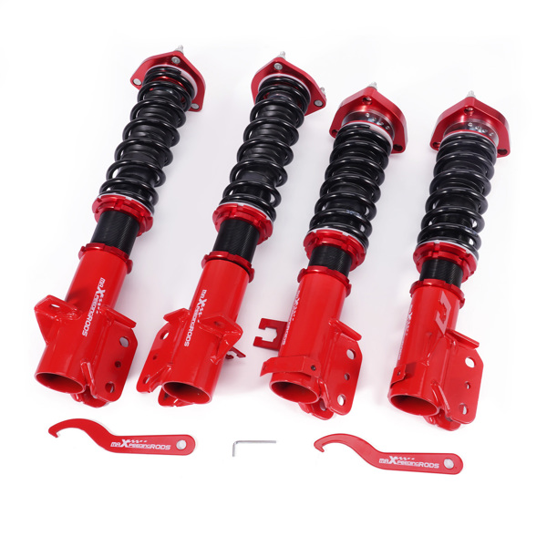 24-Way Damper Adjustable Coilovers Struts Lowering Kit fit for 91-94 Nissan Sentra-6
