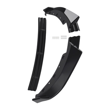 Front Bumper Addon fit for BMW G20 3 Series Base 2019-2022 IKON Style Black