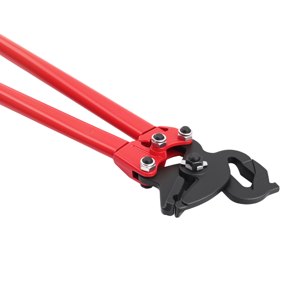 Heavy Duty Snow Chain Plier Tool 830mm CrV Steel with TPR Grip Handle Red Color-2