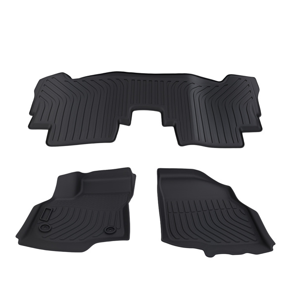 All-Weather Floor Mats fit for Chevrolet Bolt EV 2017-2023 Black TPE Set Car Carpet-2