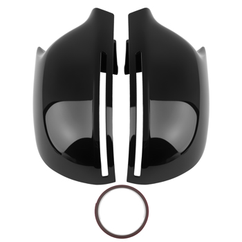 Mirror Cover Shell fit for Audi A5 S5 RS5 A6 2009-2012 Black ABS Plastic Gloss Black