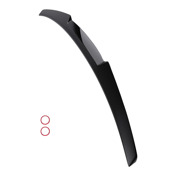 Rear Trunk Lip Spoiler Wing fit fit for Audi A3 S3 RS3 Sedan 14-2020 Gloss Black ABS-6