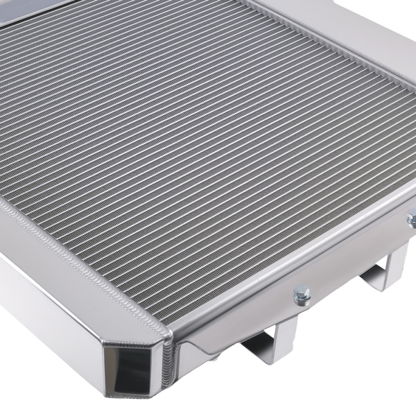 3 Row Aluminum Radiator fit for GMC Pickup Truck 1955-1959 5559 CU5559 w/ Shroud Fan-1