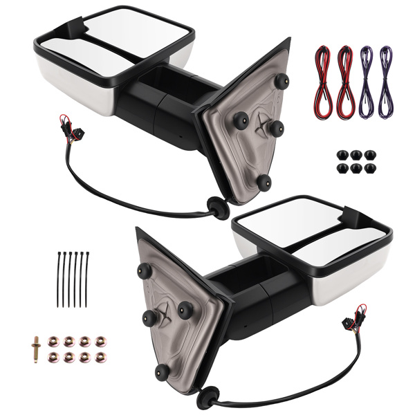 Heated Side Mirror fit for GMC Sierra 1500 Limited 2019 Arrow Light Adjustable-6