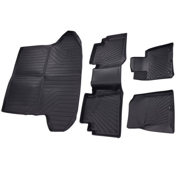 Floor Mats & Cargo Liner Full Cover fit for Hyundai Tucson 2022-25 Black All-Weather-6