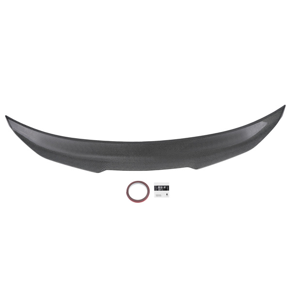 Trunk Spoiler Wing Lip fit for Infiniti Q50 2014-2024 PSM Style ABS Plastic Black-6