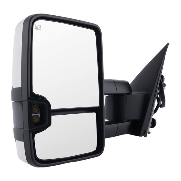 Heated Towing Side Mirror fit for Silverado 2014-2019 White 23180074-5