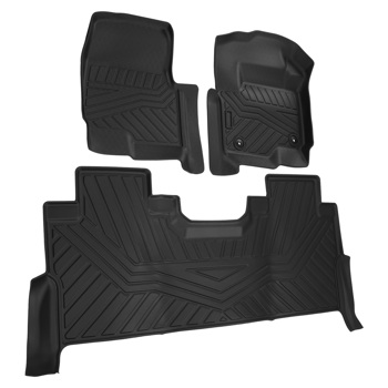 Floor Mats fit for Ford F-250 F-350 Super Duty Crew Cab All-Weather Liners 2017-2024