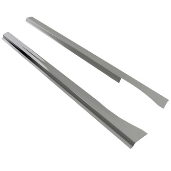 Pair Slip On Rocker Panels fit for 2009-2018 Ram 1500 2500 3500 Steel Quad Door
