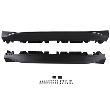 Black Running Boards Side Steps fit for Mercedes GLE350 GLE450 W167 2020-2024 Pair