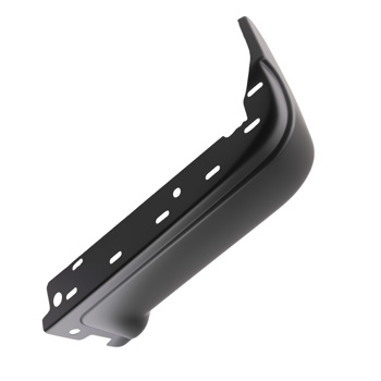 Right Black Steel Rear End fit for Ford F150 09-14 FO1102375 Bumper Side