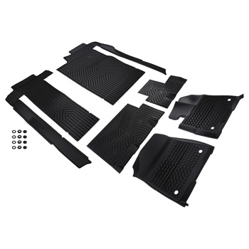 All-Weather Carpet Floor Mats fit for Toyota Sienna 2021-2025 8 Seats TPE Anti-Slip