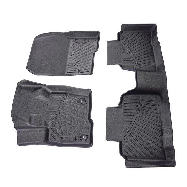 2nd Row Floor Liners+Rear Floor Mat Kit fit for Ford Edge 2015-2025 Rubber TPE-1