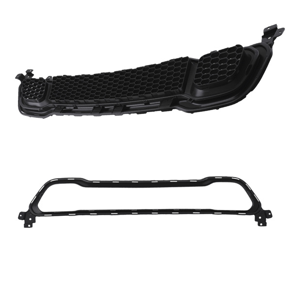 Front bumper Lower Grille + Molding Trim fit for Jeep Cherokee 2014-18 68210024AC view 6