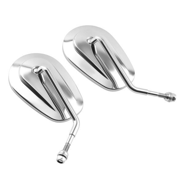Aluminum Chrome Mirrors fit for Harley Davidson Iron 883 XL883N 2009-2016 8mm-4