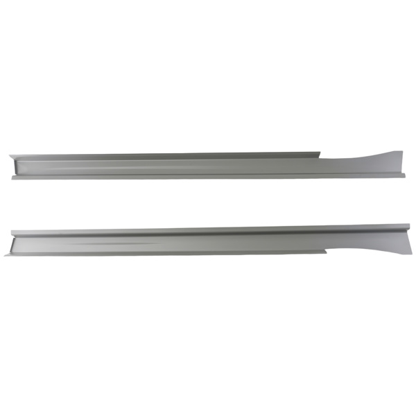 Pair Slip On Rocker Panels fit for 2009-2018 Ram 1500 2500 3500 Steel Quad Door view 2