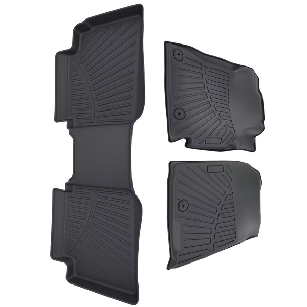Carpet Floor Mats fit for Kia Forte 2019-2024 Black TPE Rubber Waterproof Full Set-6