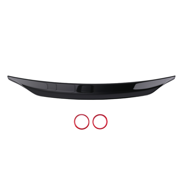 Black Rear Trunk Spoiler fit for Audi A5 Coupe 2008-2015 2016 2017 ABS Plastic-6
