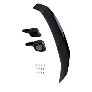 Custom Fit Trunk Wing Spoiler Black ABS fit for Sedan Cars Easy Installation Design