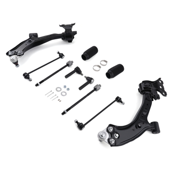 10x Front Lower Control Arms Sway Bars Tie Rod Ends Kit fit for 2007-2011 Honda CR-V
