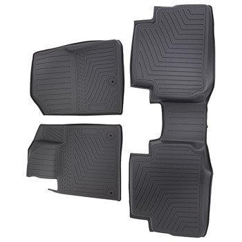 Car Floor Mats fit for Hyundai Santa Fe 5 Seat 2021-2023 TPE Rubber Black Waterproof