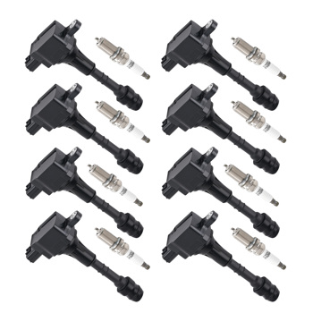 8 Ignition Coils & Spark Plugs fit for Infiniti QX5 Nissan Armada Pathfinder Titan