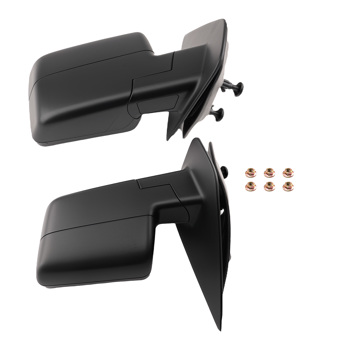 Heated Power Mirrors fit for Ford F-150 Platinum 2009-2014 8L3Z17682EA Black