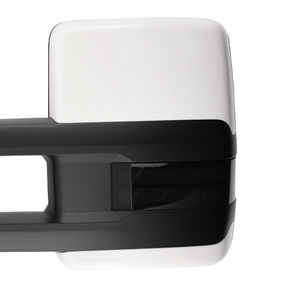 Heated Mirror fit for Chevrolet Avalanche 2007-2013 White Extendable YH-3351-2
