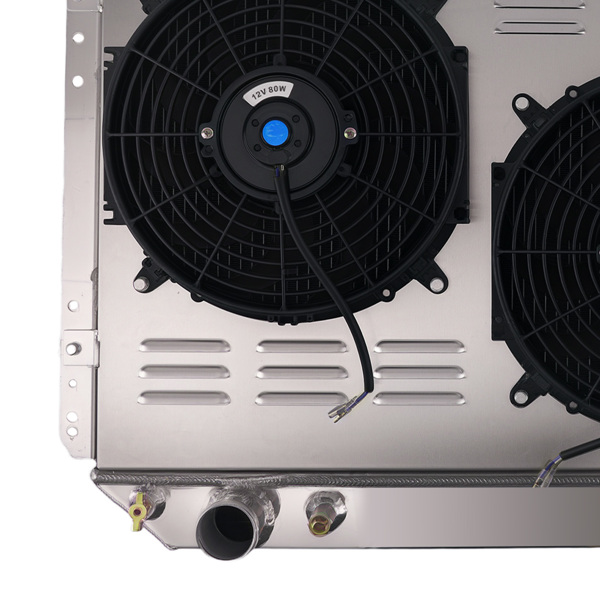 AT Performance Radiator Fan fit for Ford F-Series 68-79 433 3Row Aluminum Downflow-1