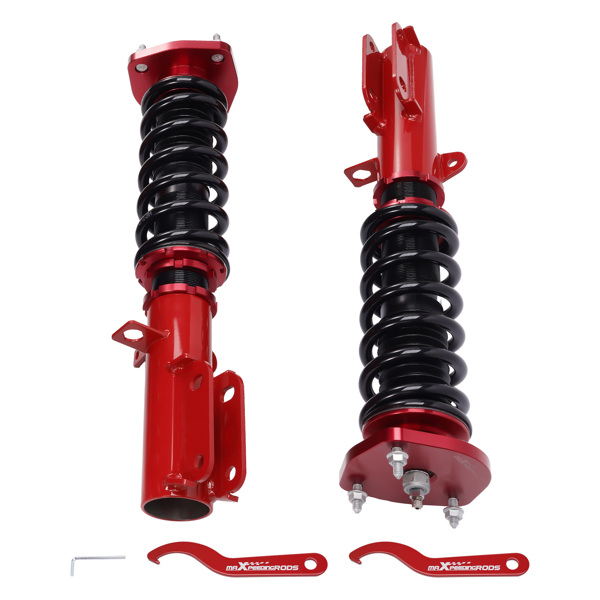 24 Way Damper Adjustable Rear Coilover Lowering Kit fit for Toyota Corolla 1987-2002-5