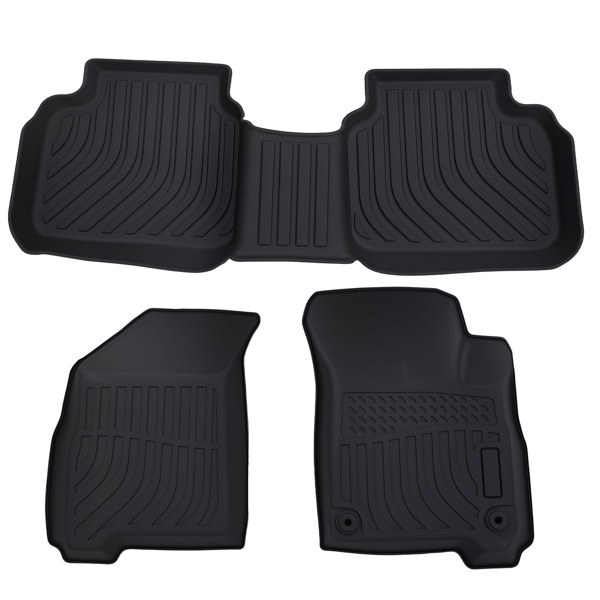 All-Weather TPE Floor Mats fit for Dodge Journey 2011-2020 Black Custom Fit Set-6