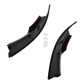 Front Bumper Add On fit for BMW 3 Series M Sport Bumper 2012-2018 Black 4PC Kit