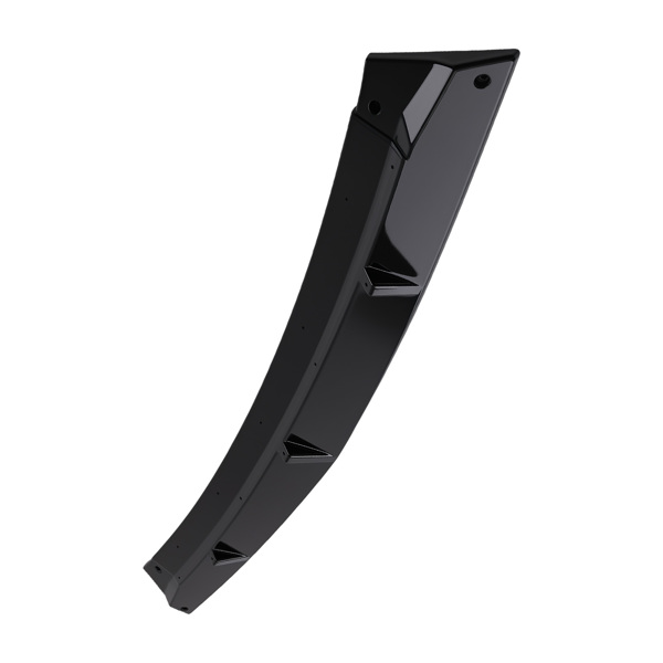 Front Bumper Apron Lip fit for Hyundai Elantra 2021-2024 Gloss Black Plastic Lower-2