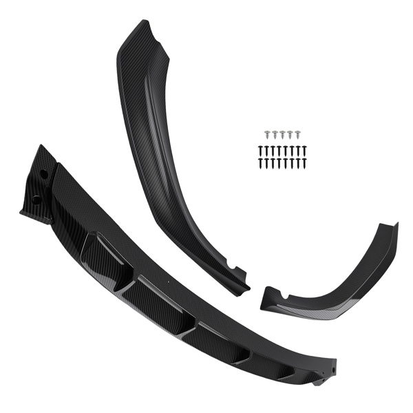Carbon Look Body Kit fit for BMW G30 5 Series M Sport 2017-2020 Front Bumper Lip-6