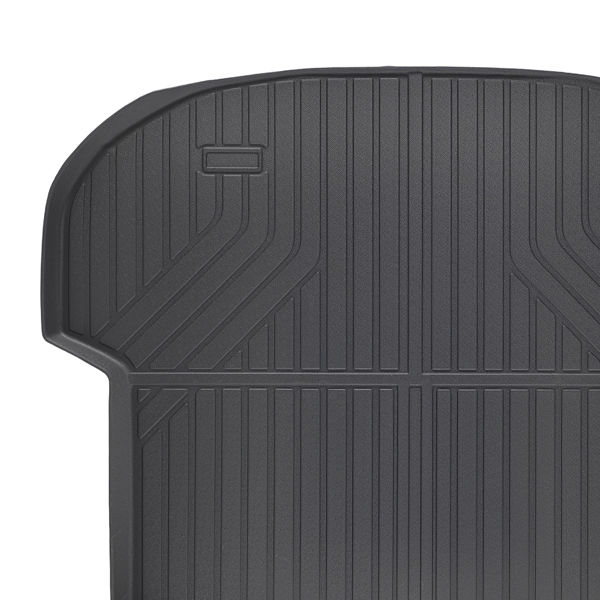 Black Trunk Mat Liner fit for Hyundai Santa Fe 21-23 Cargo Liner Mat Waterproof TPE-1