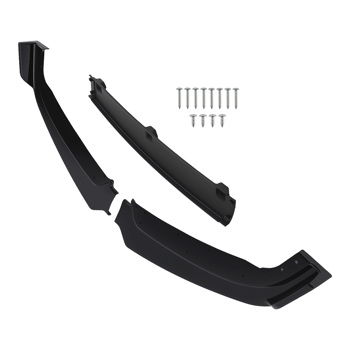 Glossy Black Front Bumper Splitter Spoiler fit for BMW F30 320i 328i Base 2012-15