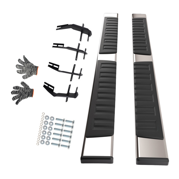 6" Running Boards Side Steps fit for Ford F-150 Super Cab 2015-2026 Stainless Steel-6