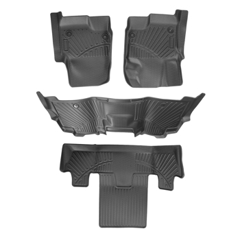 1st Row Floor Mats & 2nd & 3rd Row Floor Mat fit for Ford Expedition Max Rubber