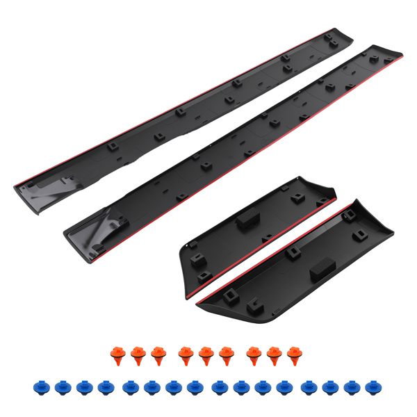 4Pcs Door Lower Molding Trim fit for Toyota FJ Cruiser 2007-2014 Black-6