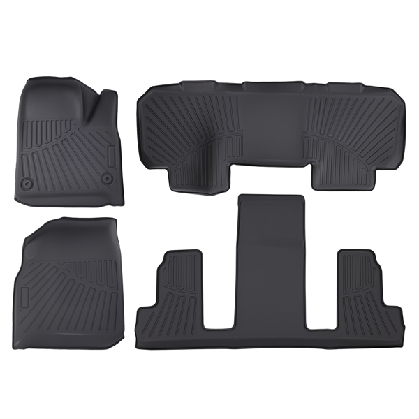 Carpet Floor Mats fit for Buick Enclave 2018-2024 TPE Anti-Slip Floor Liners-6
